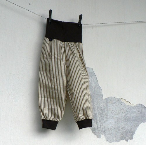 Batolecí letní plátěné kalhoty — foto 2