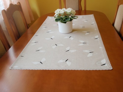 Ubrus - běhoun s motýlky — foto 5