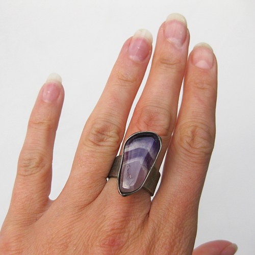 Violet - prsten s ametystem — foto 4