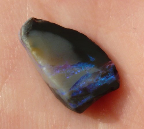 Drahý Černý Opál - Lightning Ridge - Austrálie — foto 2