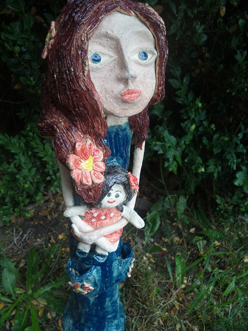 Dívka s panenkou 44cm - SLEVA — foto 3