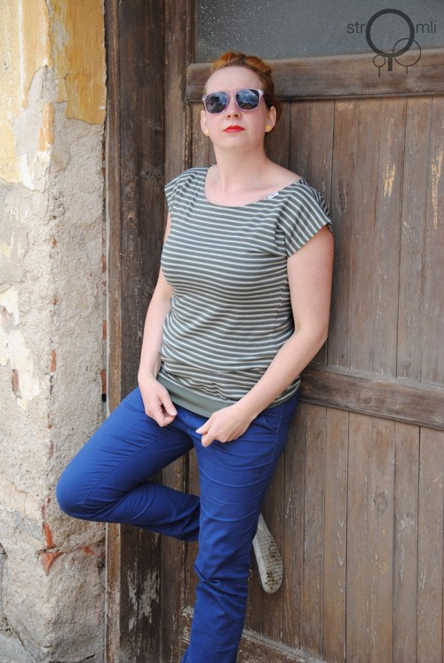 Khaki pruhované, vel. S — foto 2