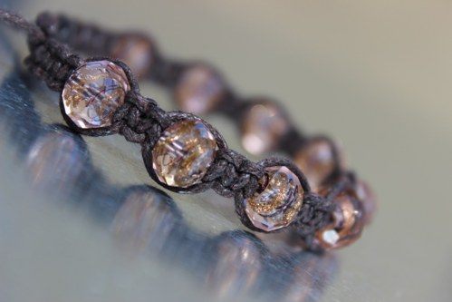 Náramek macramé/shamballa — foto 5
