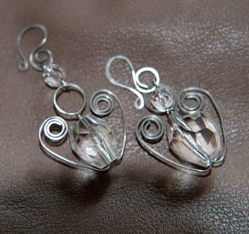 Anděl - srdce z křišťálu - amulet — foto 2