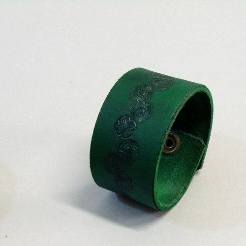 Květinový 190 tmavě zelený — foto 2