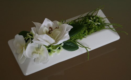 Aranžmá s amarylisem a orchidejemi — foto 2