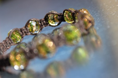 Náramek macramé/shamballa — foto 6