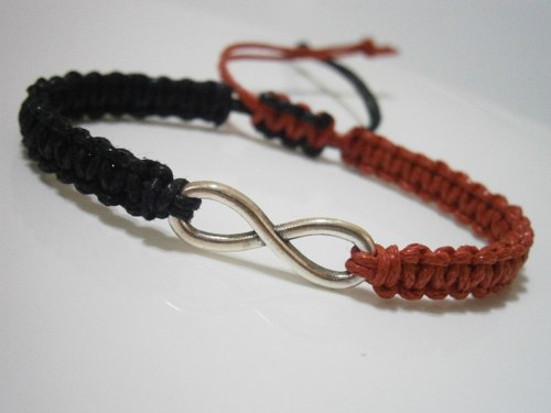 Infinity náramek - dvoubarevný (unisex) — foto 2