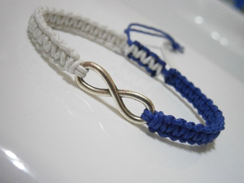 Infinity náramek - dvoubarevný (unisex) — foto 2