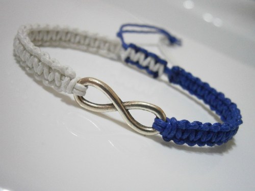 Infinity náramek - dvoubarevný (unisex) — foto 3