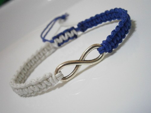 Infinity náramek - dvoubarevný (unisex) — foto 4