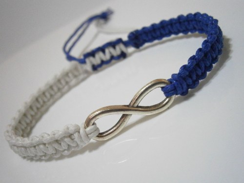 Infinity náramek - dvoubarevný (unisex) — foto 5