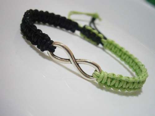 Infinity náramek - dvoubarevný (unisex) — foto 2