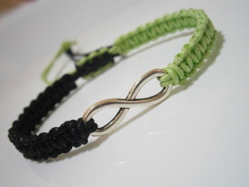 Infinity náramek - dvoubarevný (unisex) — foto 3