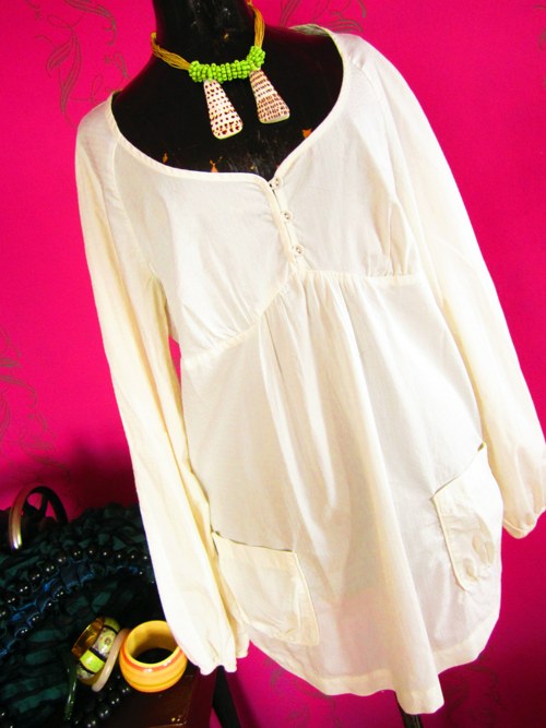 Tunika vintage cream — foto 2