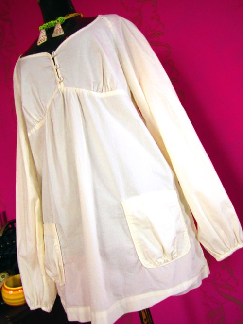 Tunika vintage cream — foto 3
