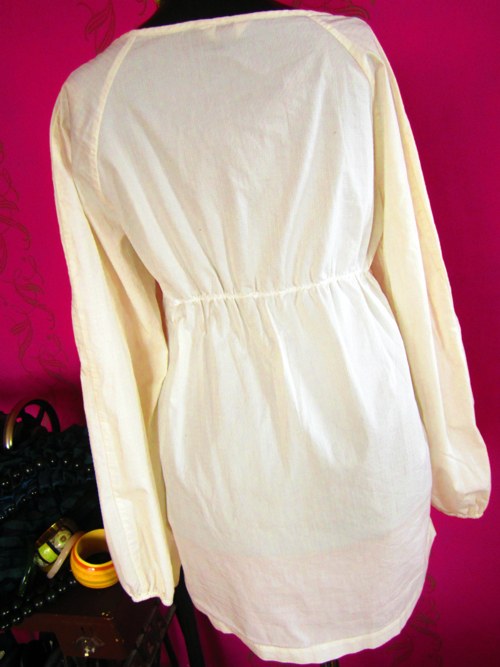 Tunika vintage cream — foto 4