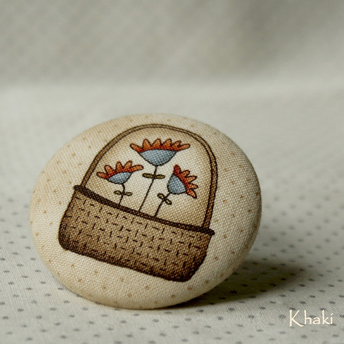 Tulip - buttonková brož — foto 4