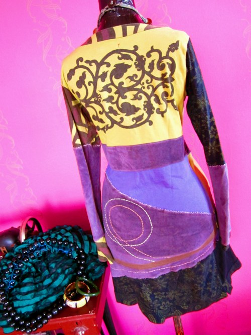 Šaty etno patchwork — foto 4