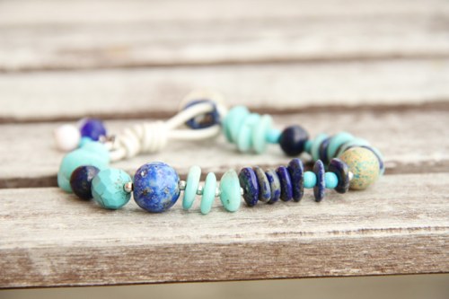 Bohemian amazonit/lapis lazuli — foto 2
