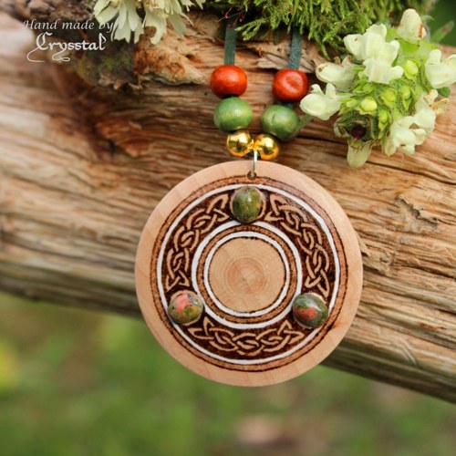 ...amulet "Cesta poznania", unakit — foto 3