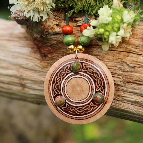 ...amulet "Cesta poznania", unakit — foto 4