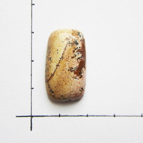 Kabošon jaspis obrázkový, 26x14x6 — foto 2