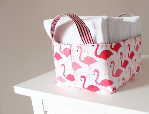 Košík flamingo menší — foto 4