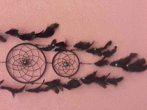 Lapač snů veliký černý. — foto 3