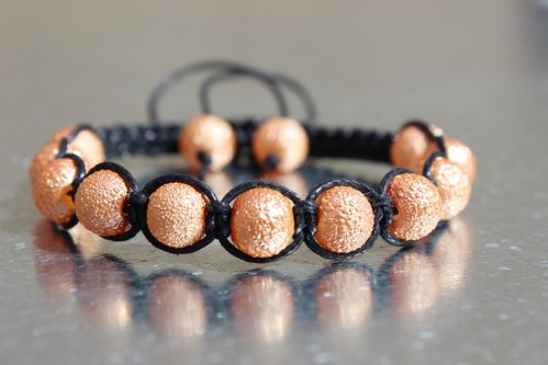 Náramek macramé/shamballa — foto 4