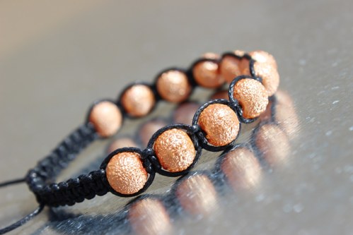 Náramek macramé/shamballa — foto 5