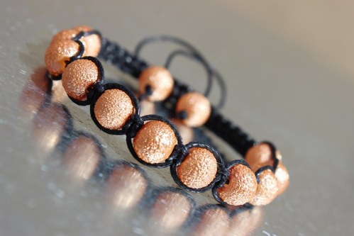 Náramek macramé/shamballa — foto 6