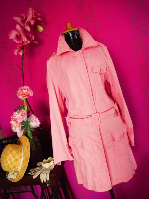 SLEVA!Kabát pink — foto 2