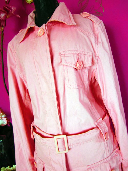 SLEVA!Kabát pink — foto 3