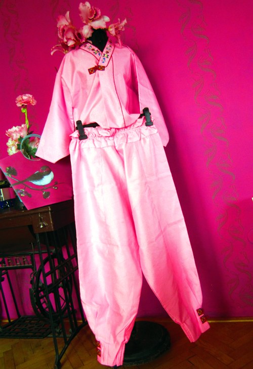 Pink kimono komplet — foto 3