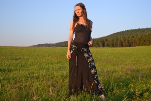 Černá s květy... — foto 6