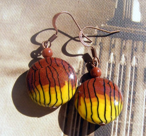 Fimo náhrdelník "Afrika" — foto 3