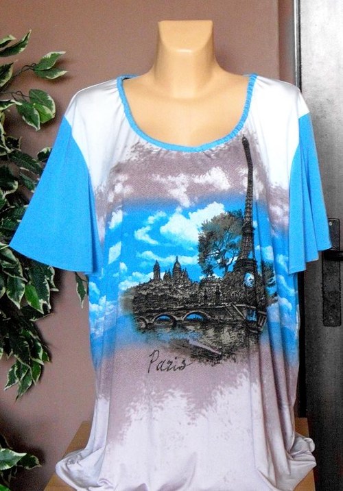 Maxi Triko Tyrkys Xxxl — foto 3