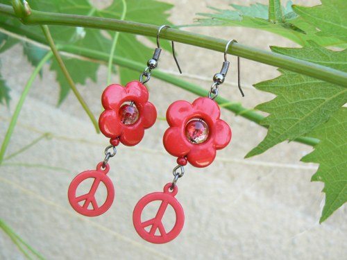 Hippie kytičky... červené... — foto 3
