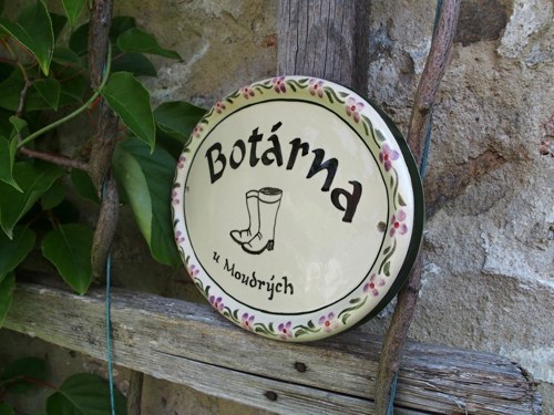 Keramická cedulka - Botárna — foto 2