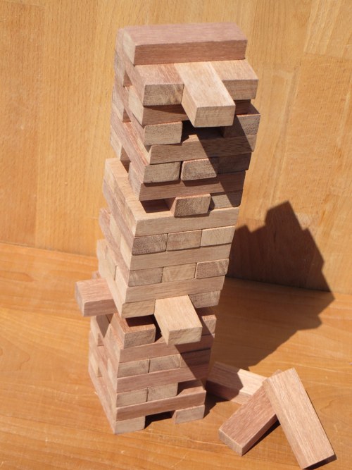 Dřevěná hra jenga — foto 2