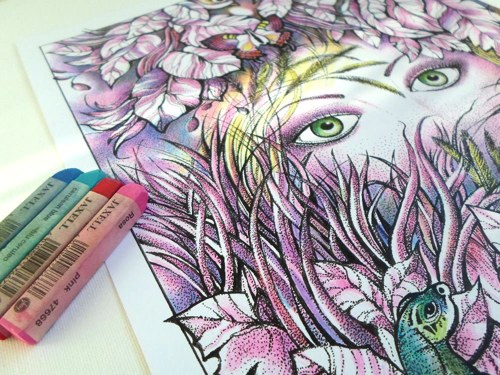 Perokresba+ pastel: Okouzlená — foto 2