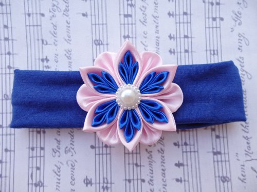 Čelenka Rose blue pro miminko — foto 2