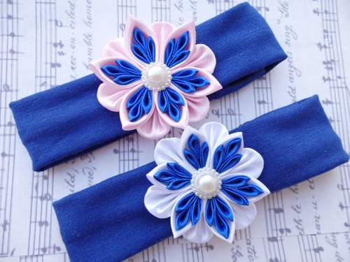 Čelenka Rose blue pro miminko — foto 3