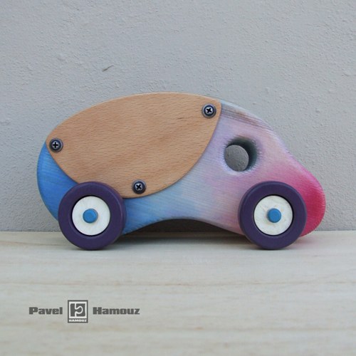 Náklaďáček mini - růžovo/modrý — foto 2