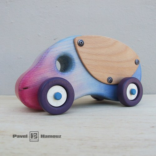 Náklaďáček mini - růžovo/modrý — foto 4