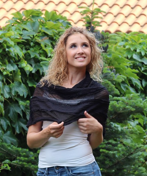 Krajkové pončo — foto 5
