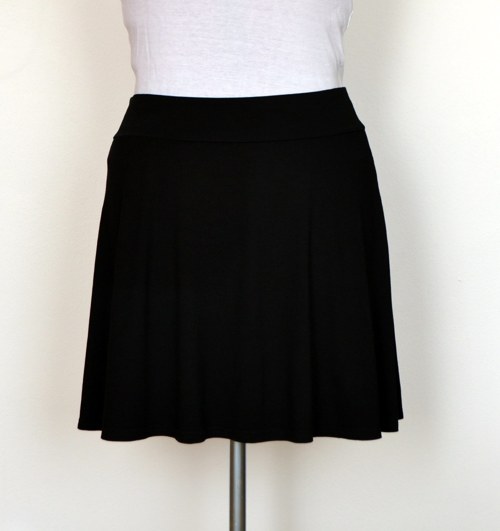 Jednobarevná sukně (úplet) - mnoho barev — foto 2