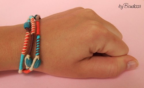 Turquoise! indiánský náramek — foto 4