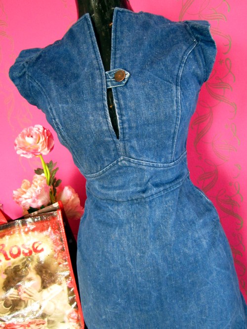 Šaty retro jeans — foto 3